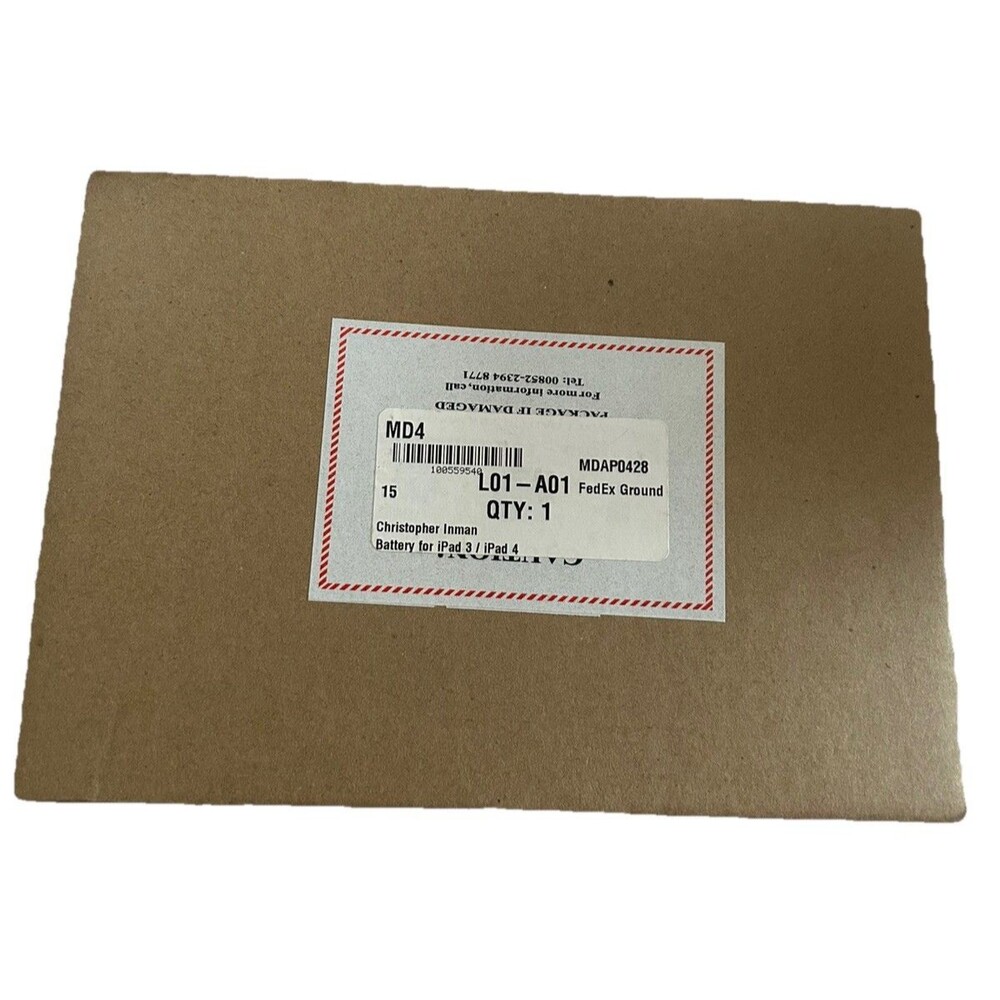 New Replacement Battery for iPad 3rd Gen, iPad 4th Gen